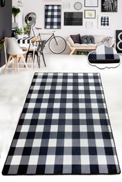 Conceptum Alfombra de Pasillo Seat Multicolor 80 x 100 cm